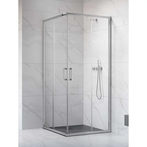 RADAWAY Premium Pro KDD szögletes zuhanykabin 80x90 átlátszó