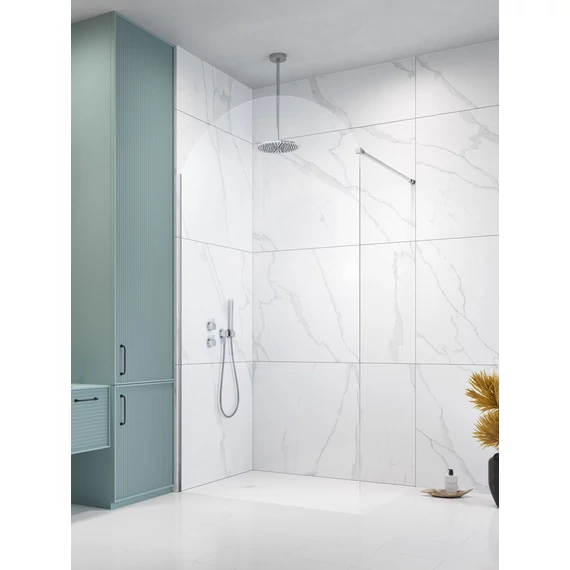 RADAWAY Volta Walk-in zuhanyfal 100 átlátszó
