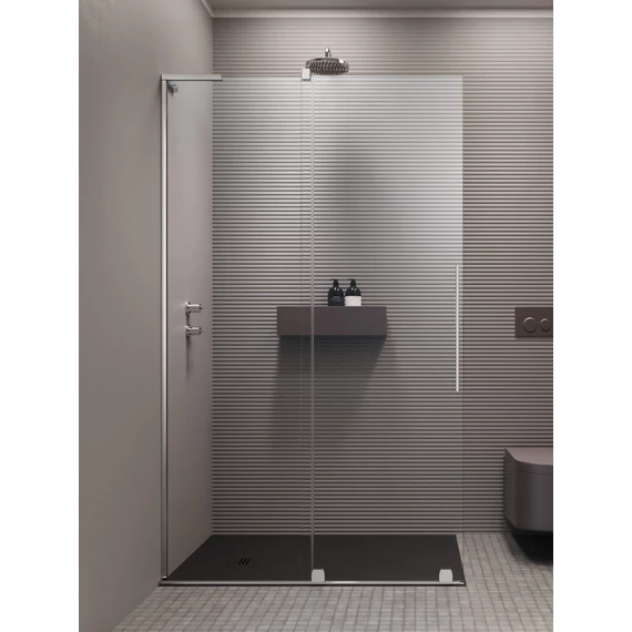 RADAWAY Furo SL Walk-in zuhanyfal 90 átlátszó balos