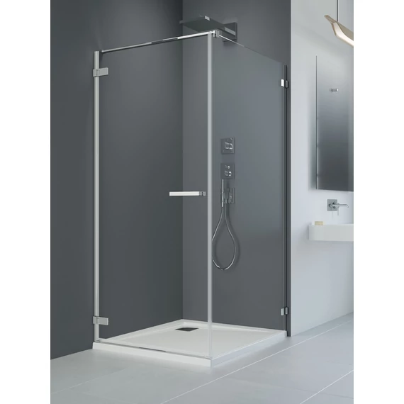 RADAWAY Arta KDJ I szögletes zuhanykabin 90x90 átlátszó balos
