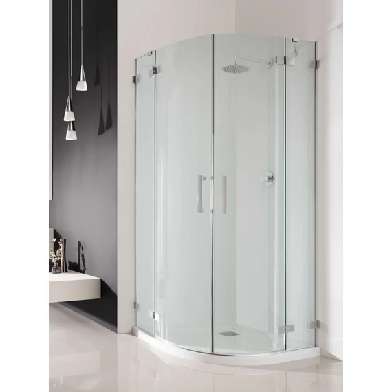 RADAWAY Euphoria PDD íves zuhanykabin 80x100 átlátszó