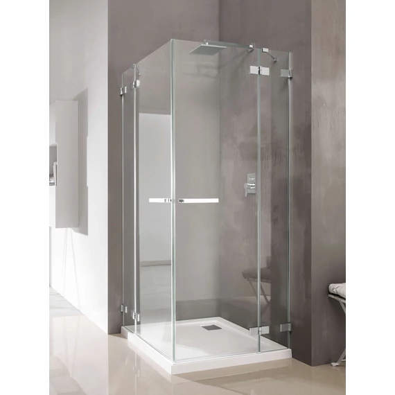 RADAWAY Euphoria KDD szögletes zuhanykabin 80x90 átlátszó