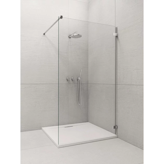 RADAWAY Euphoria Walk-in V zuhanyfal 90 átlátszó