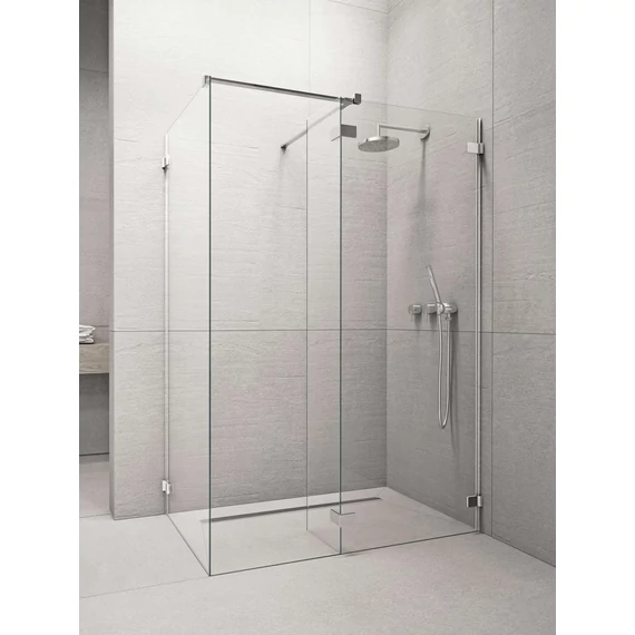 RADAWAY Euphoria Walk-in III zuhanyfal 80x80 átlátszó