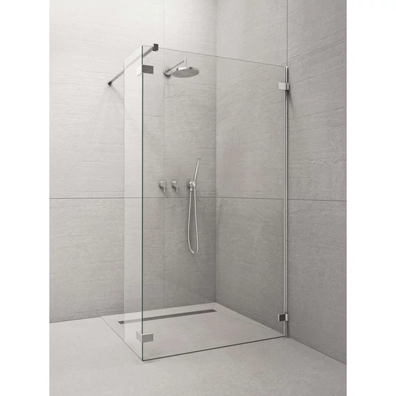 RADAWAY Euphoria Walk-in II zuhanyfal 80 átlátszó