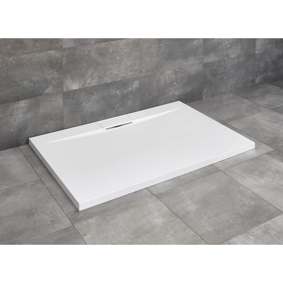 RADAWAY Giaros D szögletes zuhanytálca 90x80 fehér, ajándék szifonnal