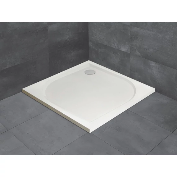 RADAWAY Paros C lapos szögletes zuhanytálca 80x80 fehér, ajándék szifonnal
