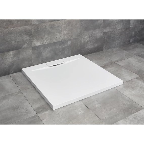 RADAWAY Giaros C szögletes zuhanytálca 90x90 fehér, ajándék szifonnal