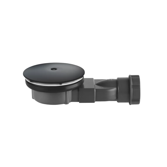 RADAWAY R400 SLIM Black fekete zuhanytálca szifon