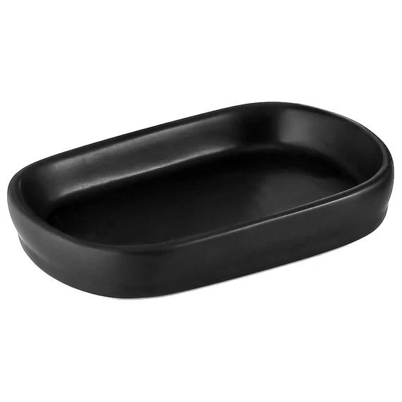 AQUALINE NERO szappantartó, fekete
