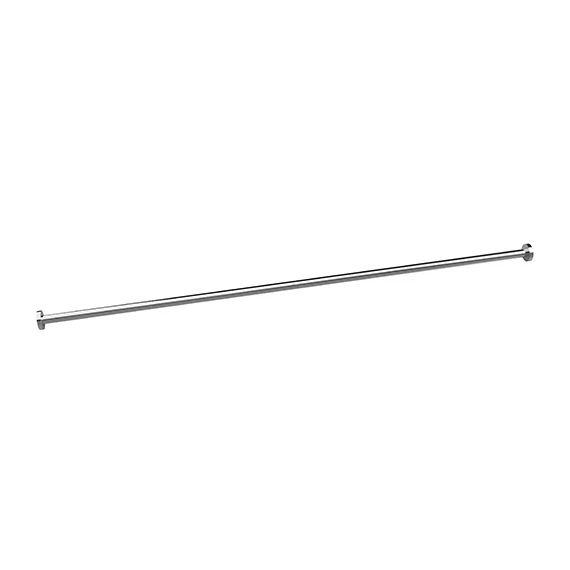 BEMETA ZUHANY Zuhanyfüggöny tartó, átm:25mm, 1 500x60x60mm, polírozott
