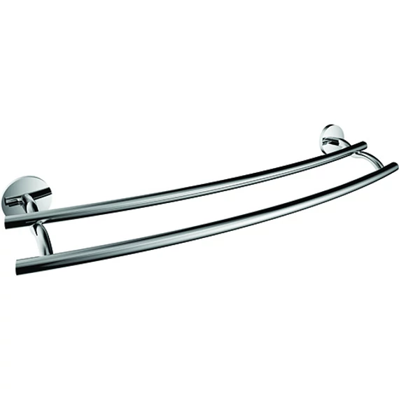 BEMETA ALFA Dupla Törölközőtartó, 600x60x155mm, króm