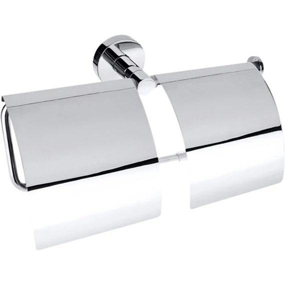 BEMETA OMEGA Dupla WC papírtartó, 270x140x107mm, króm
