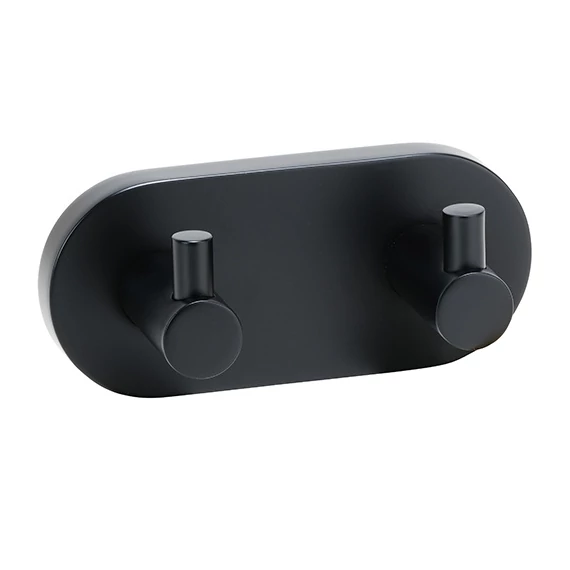 BEMETA DARK dupla fogas, 120x55x50mm, matt fekete