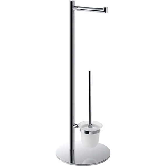BEMETA OMEGA Álló WC kefe és papírtartó, 250x730x250mm, króm