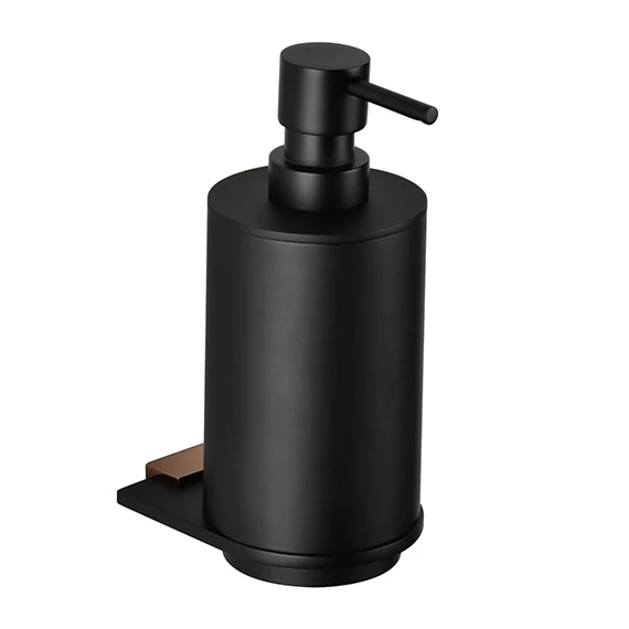 BEMETA GALLA szappanadagoló, 75x170x130mm, 230 ml, matt fekete