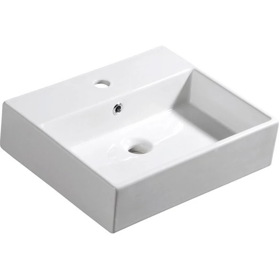ISVEA PURITY Pultra szerelhető kerámiamosdó, 50x13x42cm