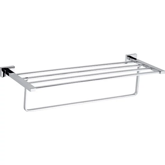 BEMETA PLAZA Törölközőtartó polc, 585x140x210mm, króm