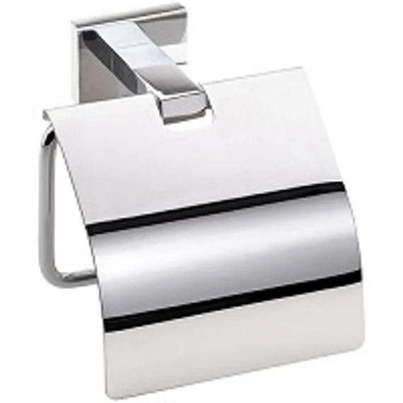 BEMETA PLAZA WC papírtartó, négyzet alakú tartóval, 125x125x65mm, króm