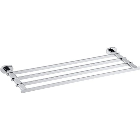 BEMETA OVAL Törölközőtartó polc, 650x30x200mm, króm