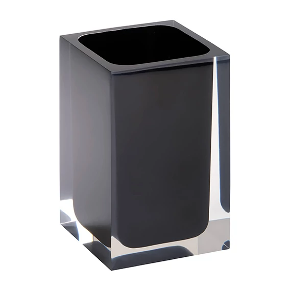 BEMETA VISTA fogkefetartó, 72x110x72mm, fekete