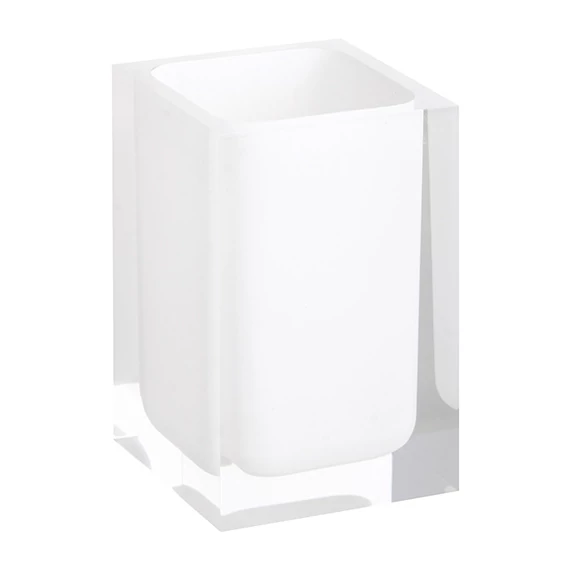 BEMETA VISTA fogkefetartó, 72x110x72mm, fehér