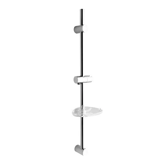 SAPHO Zuhanyrúd mozgatható tartóval, 810mm, réz/króm