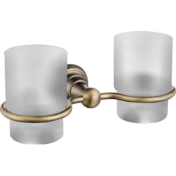 DIAMOND dupla pohártartó, bronz