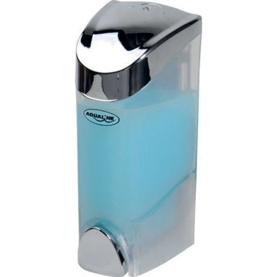 AQUALINE fali szappanadagoló, 66x171x82mm, 200ml, króm