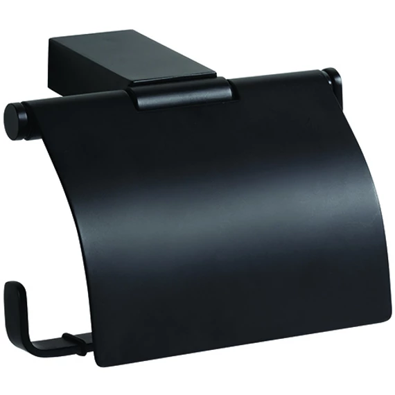 BEMETA NERO WC papírtartó, 130x95x90mm, fekete