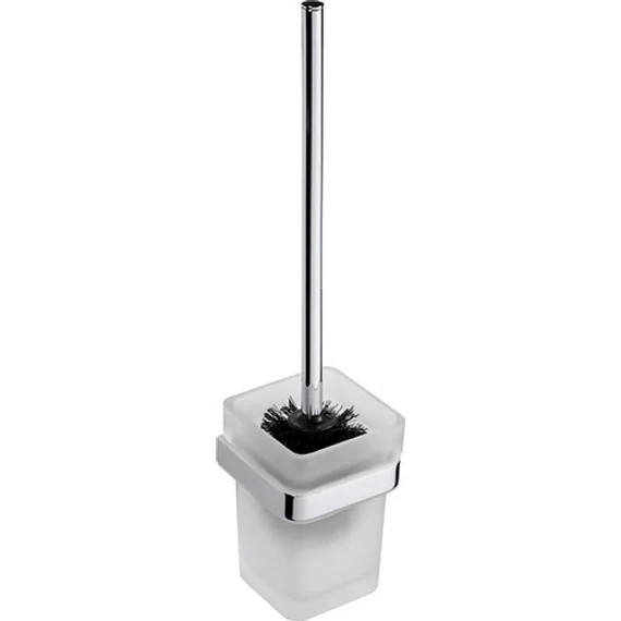 BEMETA VIA Fali WC kefetartó, üveg, 93x385x127mm, króm