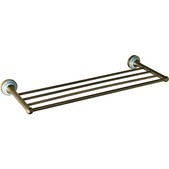 BEMETA KERA Törölközőtartó polc, 666x66x245mm, bronz/kerámia