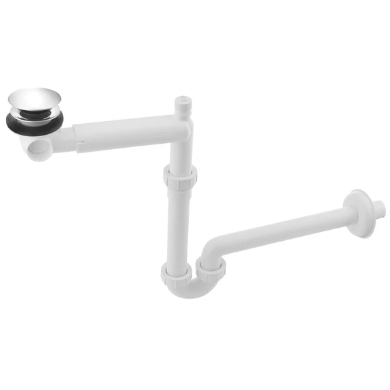 BRUCKNER URBINO mosdó szifon, 1'1/4, átm:32mm, fehér