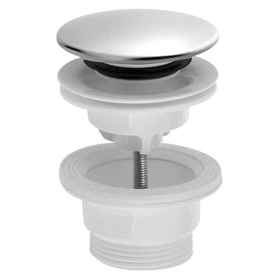 BRUCKNER klik-klak mosdólefolyó, túlfolyó nélküli, 5/4“, 4-45mm, ABS/króm