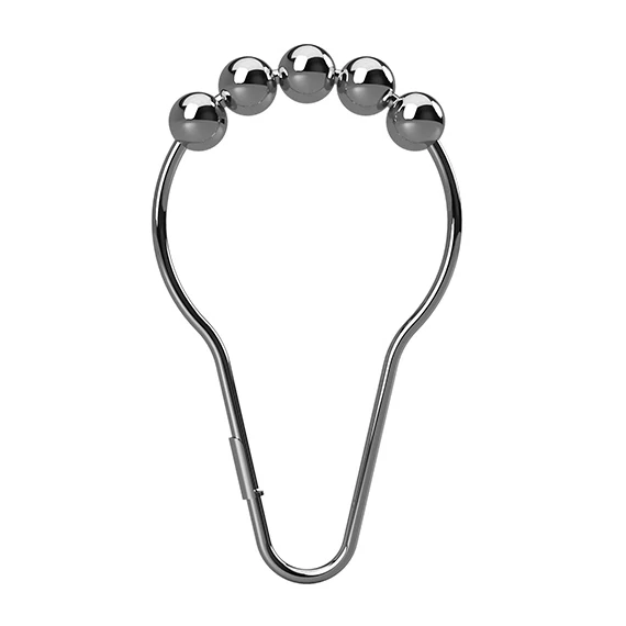 BEMETA ZUHANY zuhanyfüggöny karika, 12db, inox