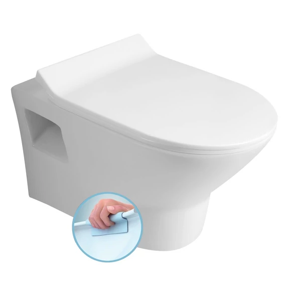 BRUCKNER IMOGEN RIMLESS fali WC, 36x50cm