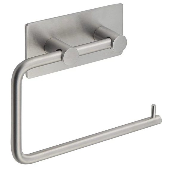 Öntapadós WC-papírtartó, inox