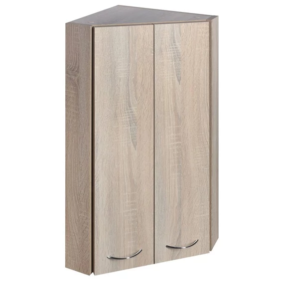 AQUALINE ZOJA sarokszekrény 35x76x35 cm, platina tölgy