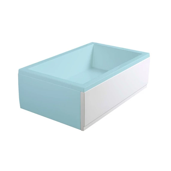 POLYSAN DEEP PLAIN sarok előlap, 130x36cm, balos