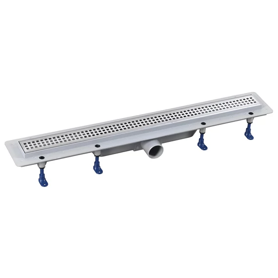 POLYSAN INDY padlóösszefolyó, inox ráccsal, superflow, DN50, 710x122x65mm