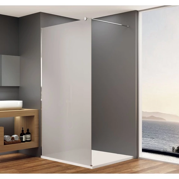 BRUCKNER SPITZA WALK-IN fix zuhanyfal, 800mm, matt üveg