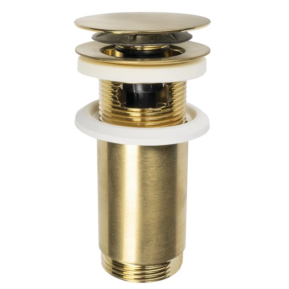 Omp Tea klik-klak mosdólefolyó, 5/4“, max 80mm, matt arany