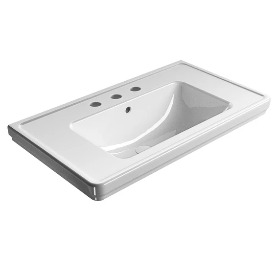 GSI CLASSIC mosdó, 3 furattal, 90x50cm, ExtraGlaze
