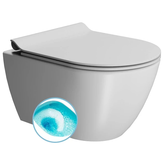 GSI PURA fali WC, Swirlflush, 36x50cm, duál matt fehér