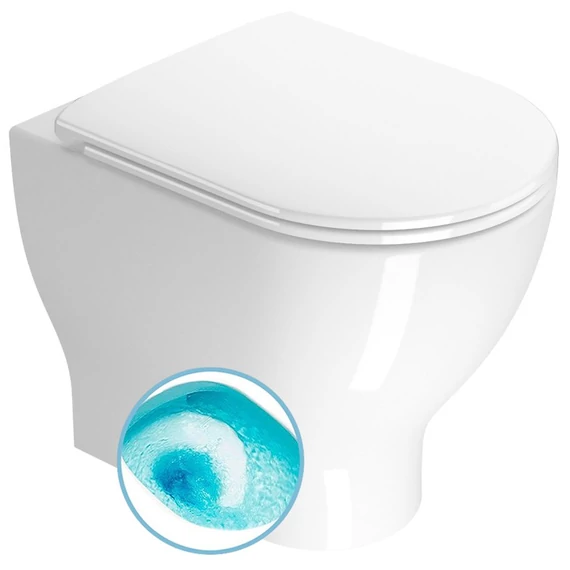GSI CITY PRO álló WC, Swirlflush, ExtraGlaze, 35x52cm