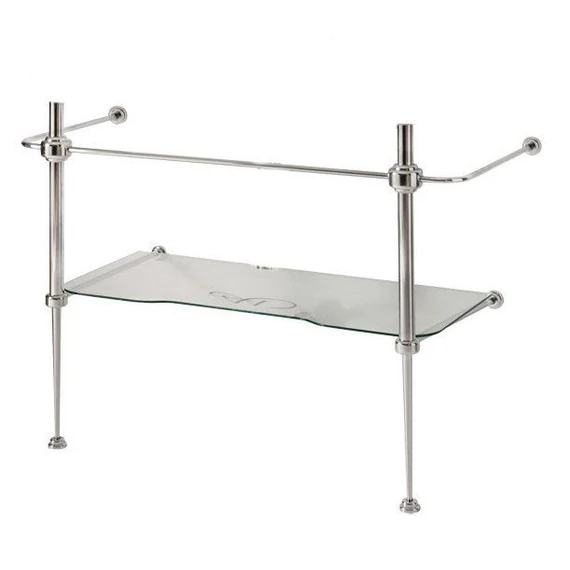 KERASAN WALDORF mosdótartó állvány polccal, 100cm, króm