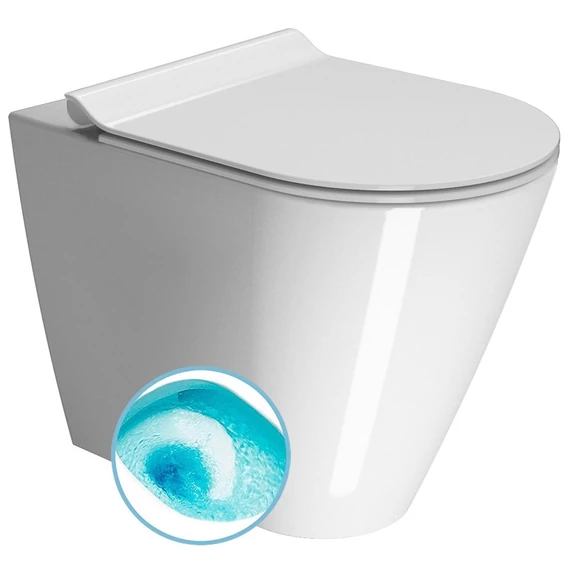 GSI KUBE X SWIRLFLUSH álló WC, 36x55cm, ExtraGlaze