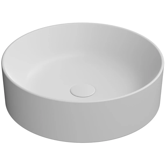 GSI KUBE X kerámiamosdó, átm.:45cm, matt fehér