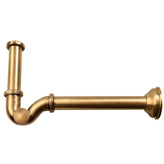 Bidé szifon, réz/bronz