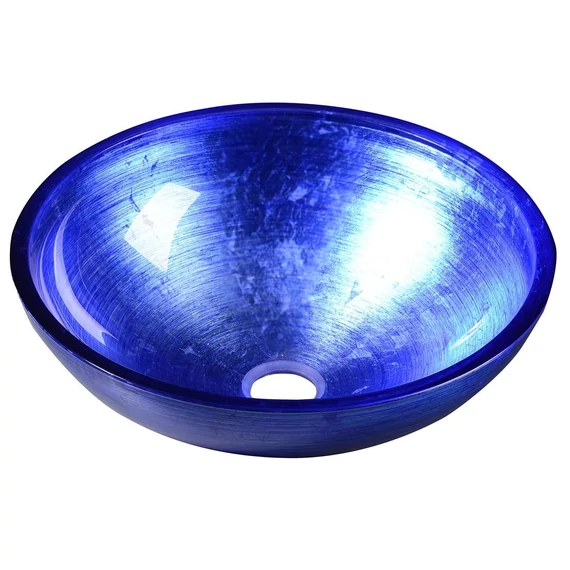 MURANO BLU üvegmosdó, átm:40x14cm, kék